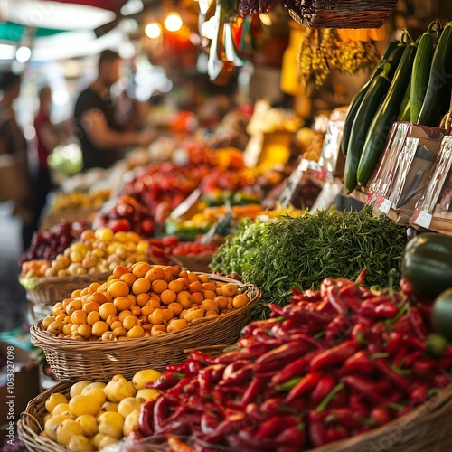 Vibrant Market Scenes