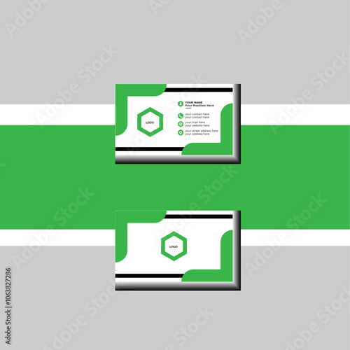 Double sided creative business template 