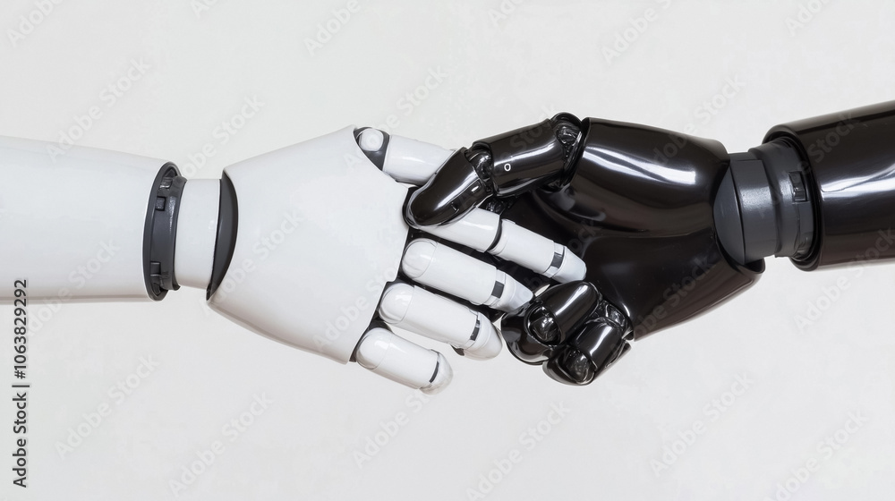 A close-up of a robotic hand, symbolizing the advancement of artificial intelligence and robotics, blending technology with futuristic, human-like capabilities.
A close-up of a robotic hand, symbolizing the advancement of artificial intelligence and robotics, blending technology with futuristic, human-like capabilities.
