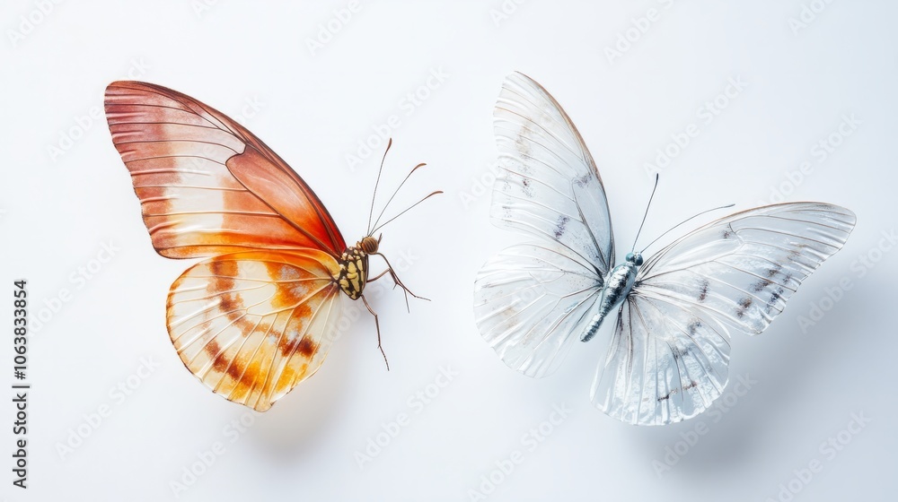 Fototapeta premium butterfly isolated on white