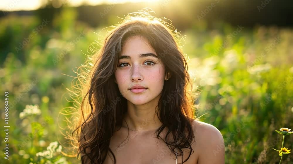 Teenage woman in outdoor setting, captured in a natural environment with soft, natural lighting, emphasizing her connection to the outdoors and a sense of freedom. Teenage woman in outdoor setting, captured in a natural environment with soft, natural lighting, emphasizing her connection to the outdoors and a sense of freedom.