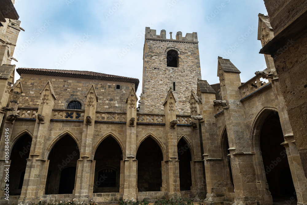 Cathedral of Narbona in Narbonne, Occitanie, France Cathedral of Narbona in Narbonne, Occitanie, France