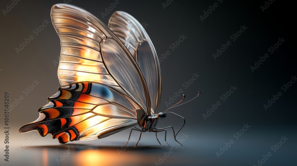 holographic colored butterfly holographic colored butterfly