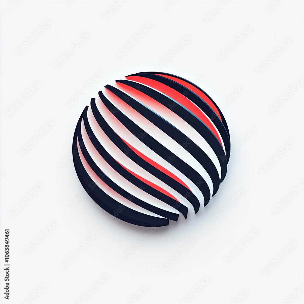 3D Render of a Globe Logo in Clean Line Art,
3D Render of a Globe Logo in Clean Line Art,
