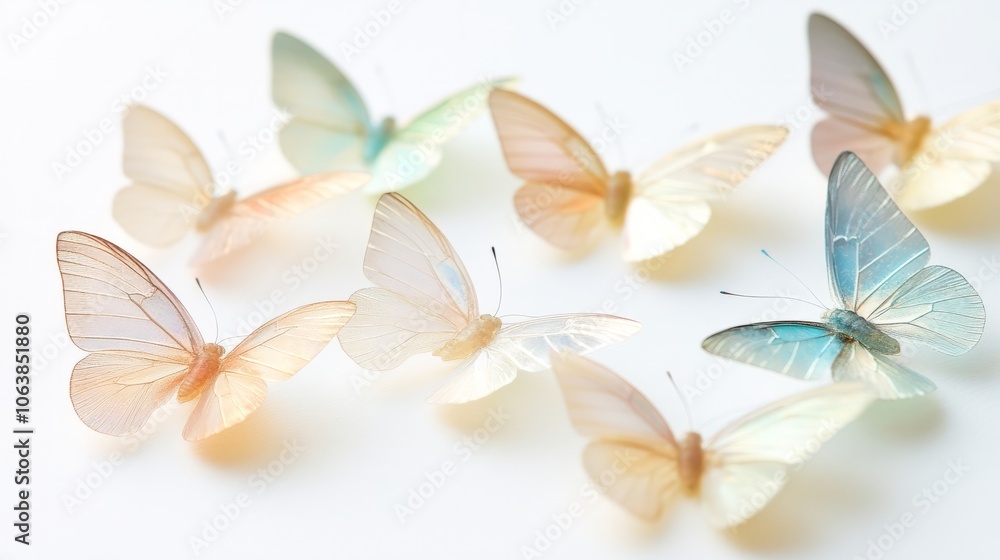 Fototapeta premium background wallpaper with colourful butterfly