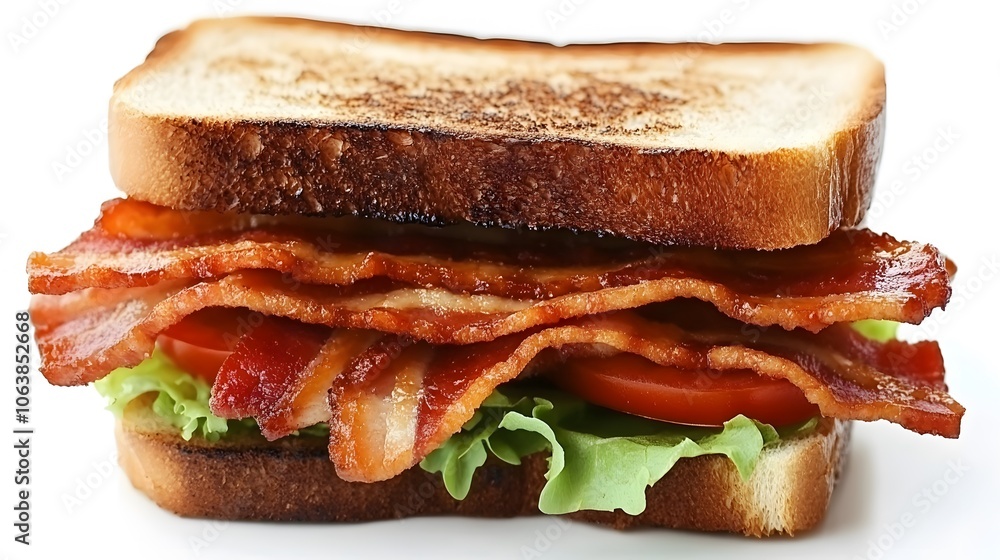 BLT Sandwich Food, Photo Realistic, White Background, Wallpaper, Cover and Screen for Smartphone, PC, Laptop, 9:16 and 16:9 Format BLT Sandwich Food, Photo Realistic, White Background, Wallpaper, Cover and Screen for Smartphone, PC, Laptop, 9:16 and 16:9 Format