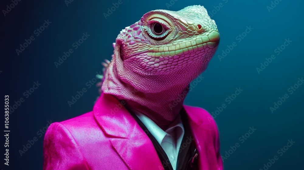 lizard wearing costume lizard wearing costume