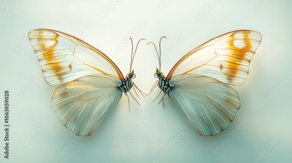 butterflys isolated on white butterflys isolated on white