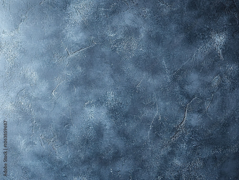 Fototapeta premium Dark blue textured wall with subtle distressed effect.