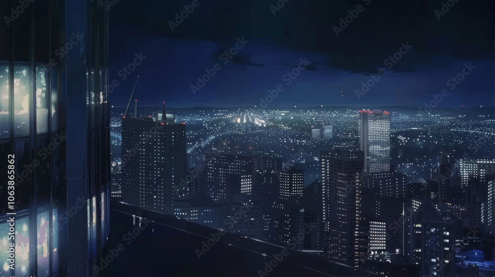 Obraz premium city in night