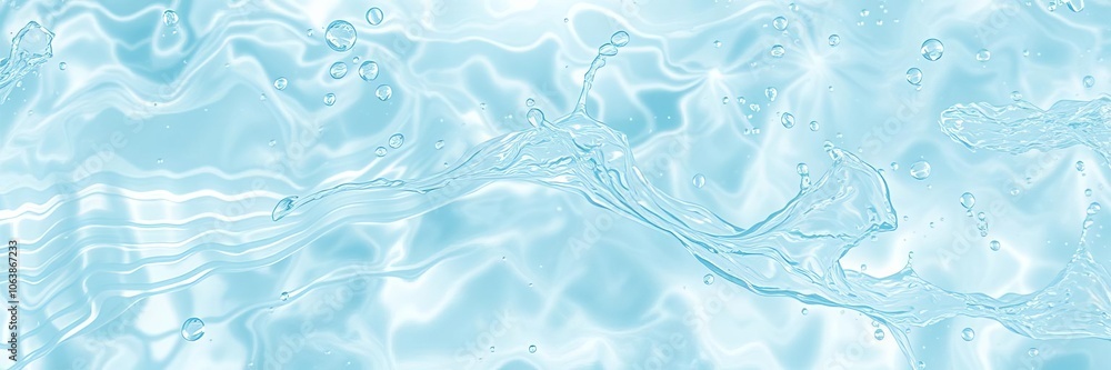 A close-up shot of splashing water droplets against a dark background, aqua, dynamic A close-up shot of splashing water droplets against a dark background, aqua, dynamic