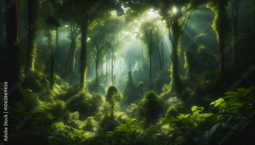 Emerald Canopy background,generative ai Emerald Canopy background,generative ai