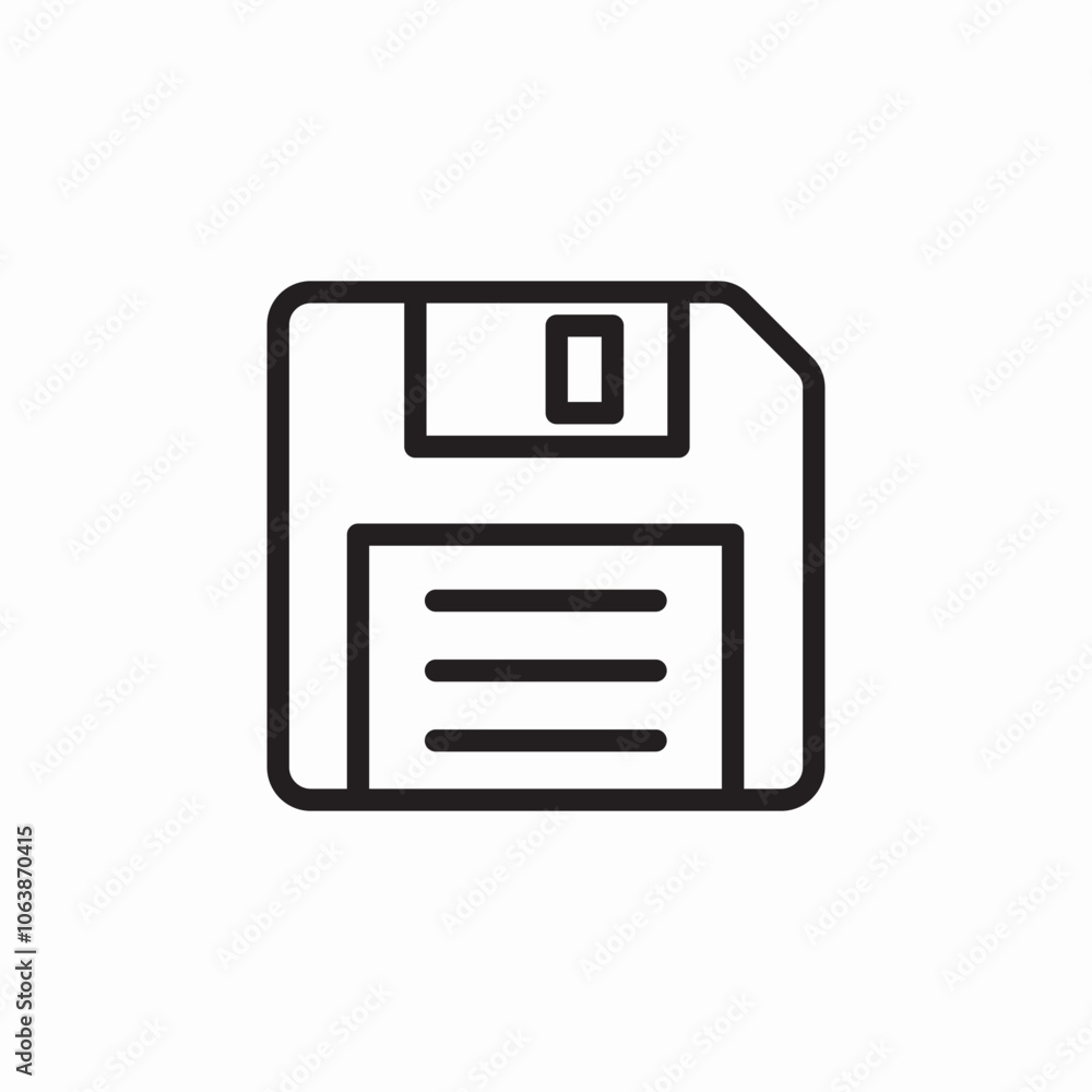 save floppy icon sign vector save floppy icon sign vector