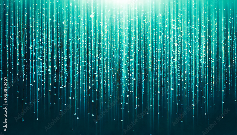 Abstract texture of data flow visualization, like digital rain Abstract texture of data flow visualization, like digital rain
