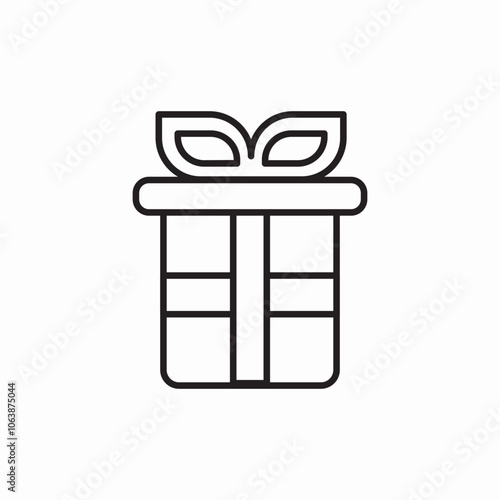gift surprise icon sign vector