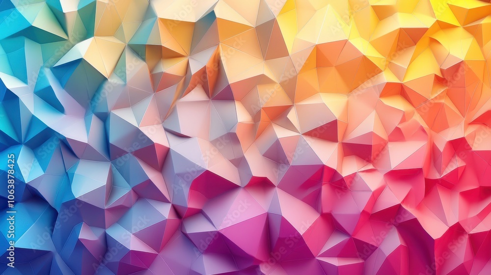 Abstract digital background featuring sharp, angular shapes in vibrant blue and pink tones. Abstract digital background featuring sharp, angular shapes in vibrant blue and pink tones.