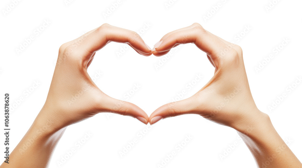 Hands Forming a Heart Shape. Hands Forming a Heart Shape.