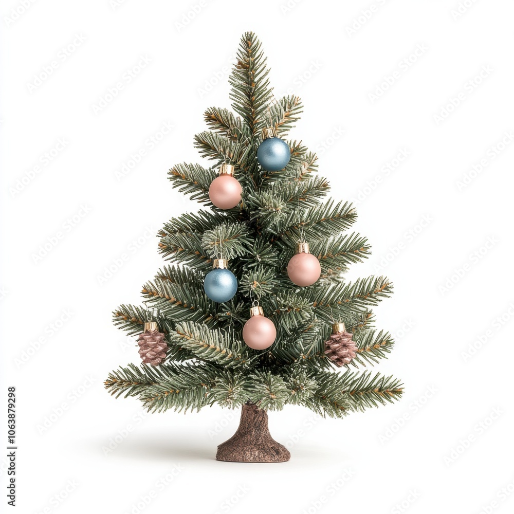 Decorate Your Home for the Holidays with a Beautifully Adorned Mini Christmas Tree Featuring Elegant Ornaments and Pinecones Decorate Your Home for the Holidays with a Beautifully Adorned Mini Christmas Tree Featuring Elegant Ornaments and Pinecones