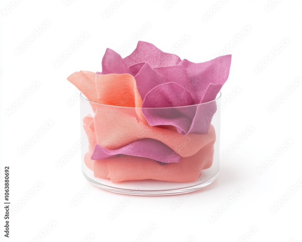 Delicate Petals in a Transparent Bowl A Serene Display of Colorful Elegance for Home Decor Delicate Petals in a Transparent Bowl A Serene Display of Colorful Elegance for Home Decor