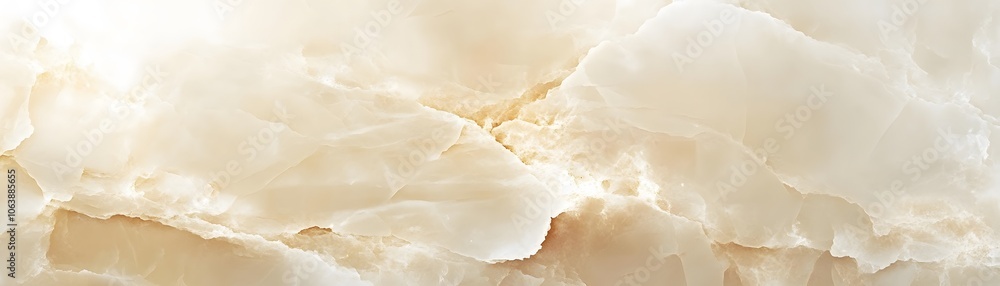 Obraz premium Close-up Texture of Light Brown Onyx Stone