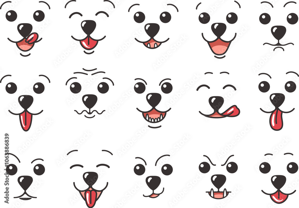 Funny Dogs mouth set Funny Dogs mouth set