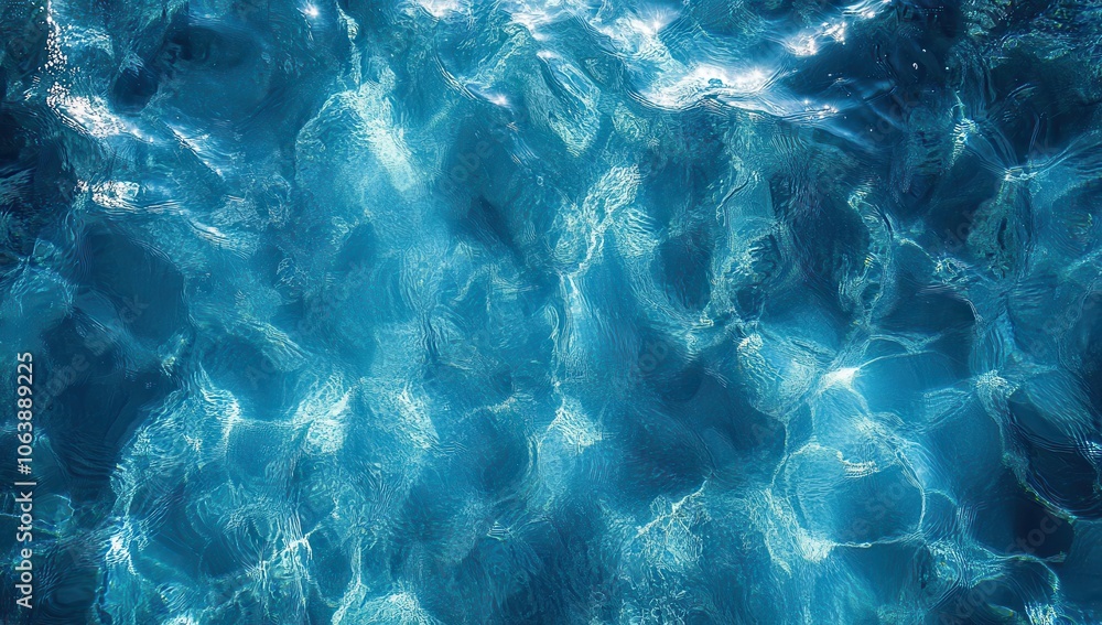 Abstract Blue Water Texture Background Top View Abstract Blue Water Texture Background Top View