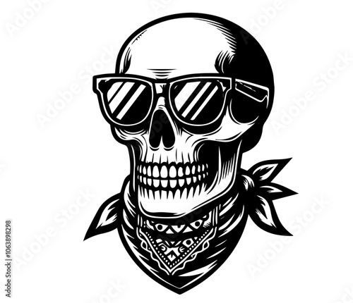 skull with glasses vector skeleton death bone