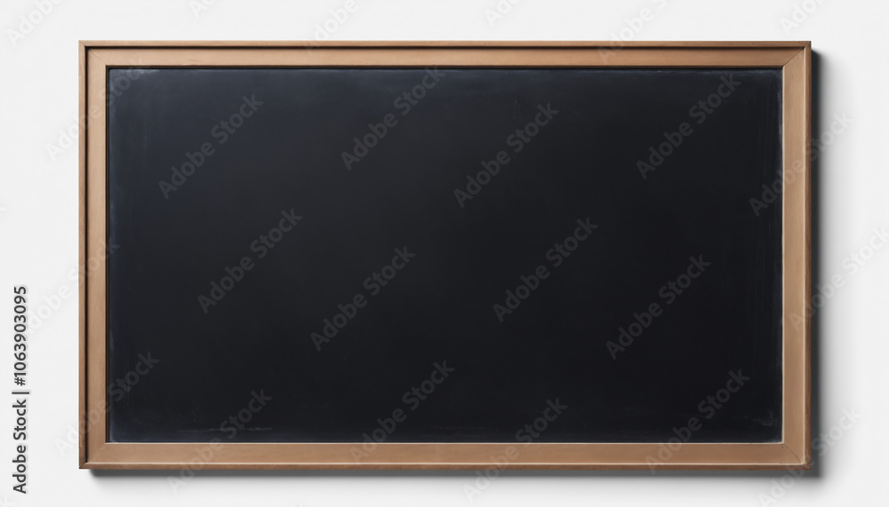 A minimalist, isolated image of a horizontal black with clean blackboard a simple wooden frame, set against a transparent background. A minimalist, isolated image of a horizontal black with clean blackboard a simple wooden frame, set against a transparent background.