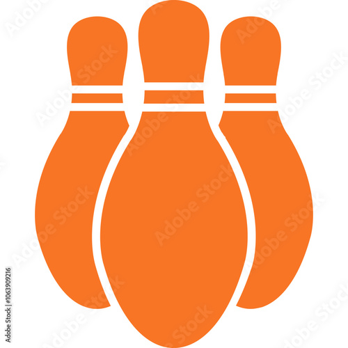 Bowling Pin Vector Icon