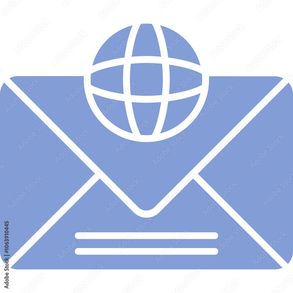 Global Communication Vector Icon Design Global Communication Vector Icon Design
