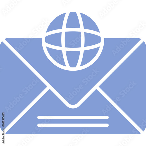 Global Communication Vector Icon Design