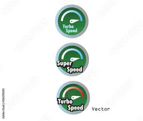 speedometer icon set