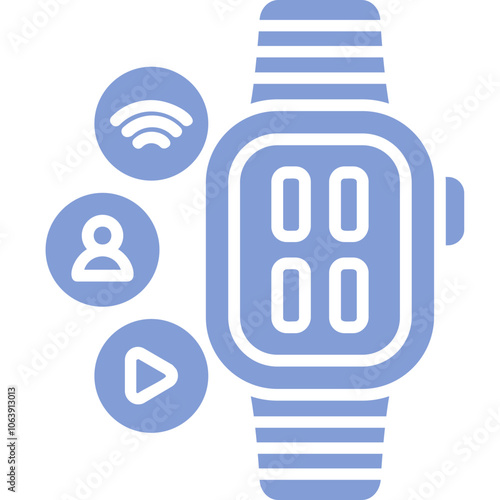 Smartwatch Vector Icon Design