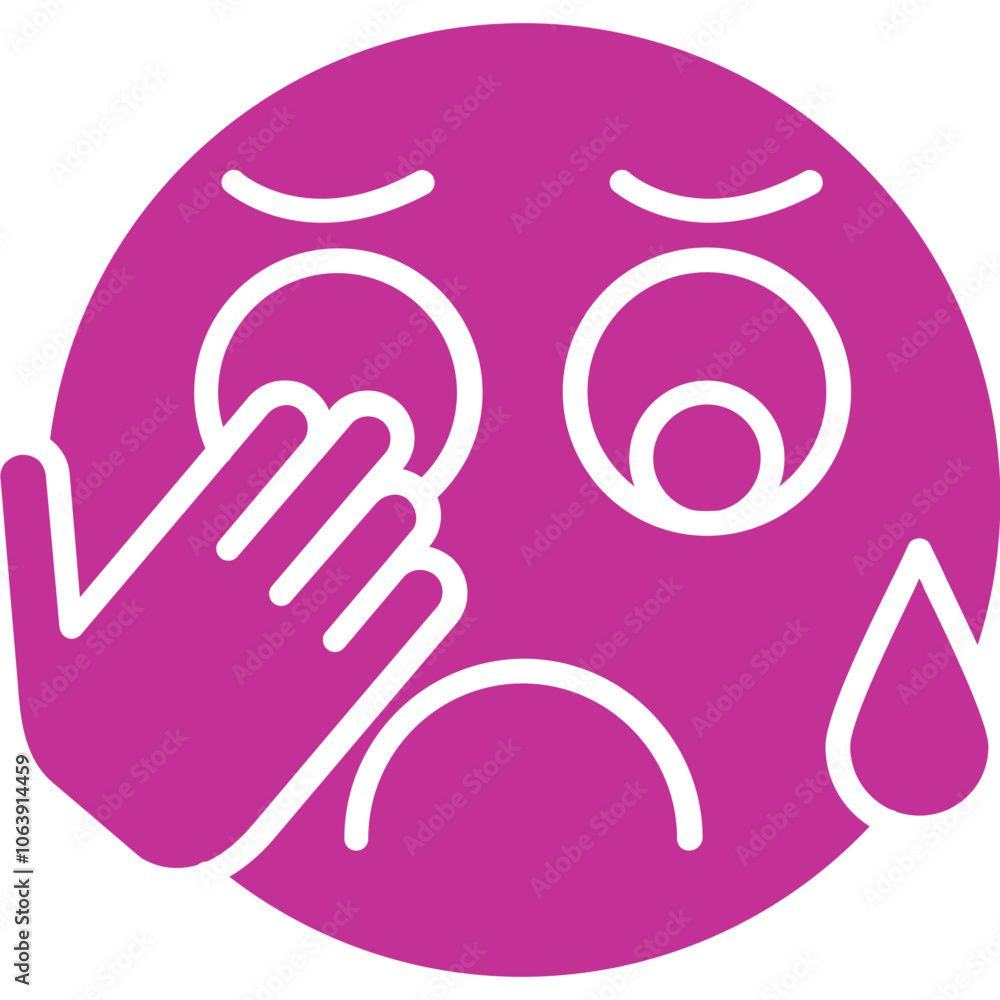 Embarrassed Vector Icon Design Embarrassed Vector Icon Design