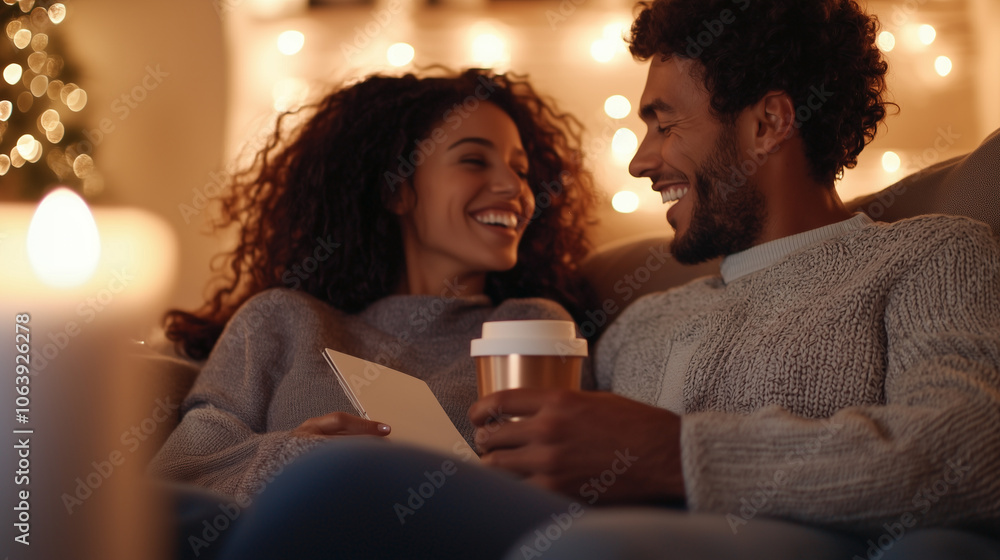 Joyful Couple in Counseling Session with Professional Guidance Joyful Couple in Counseling Session with Professional Guidance