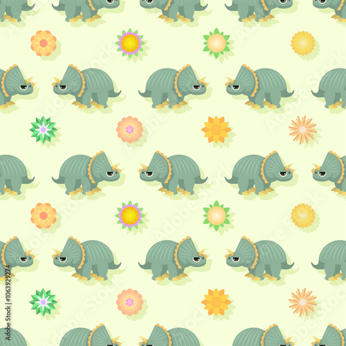 Seamless Pattern Abstract Elements Animal Dino Vector Design Style Background Illustration Texture For Prints Textiles, Clothing, Gift Wrap, Wallpaper, Pastel