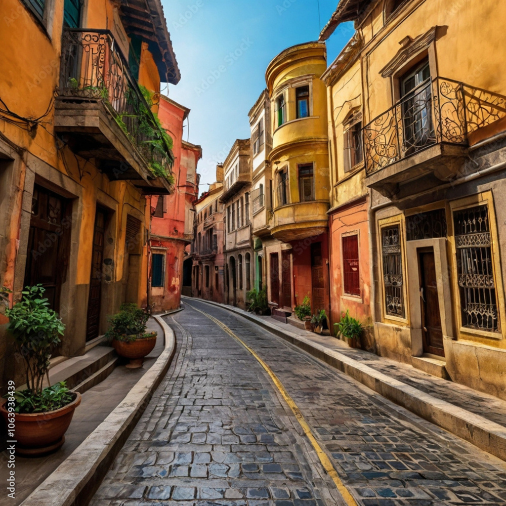 Fototapeta premium Street in the Old Town