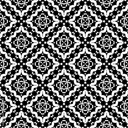 Seamless texture for fashion, textile design,  wallpaper, banner, card, invitation, backgrounds ,wrapping paper, fabrics and home decor. Simple repeat pattern. Black and white color.
