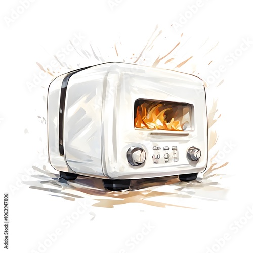 kitchen object design food concept on a white background