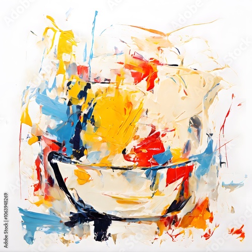 kitchen object design food concept on a white background