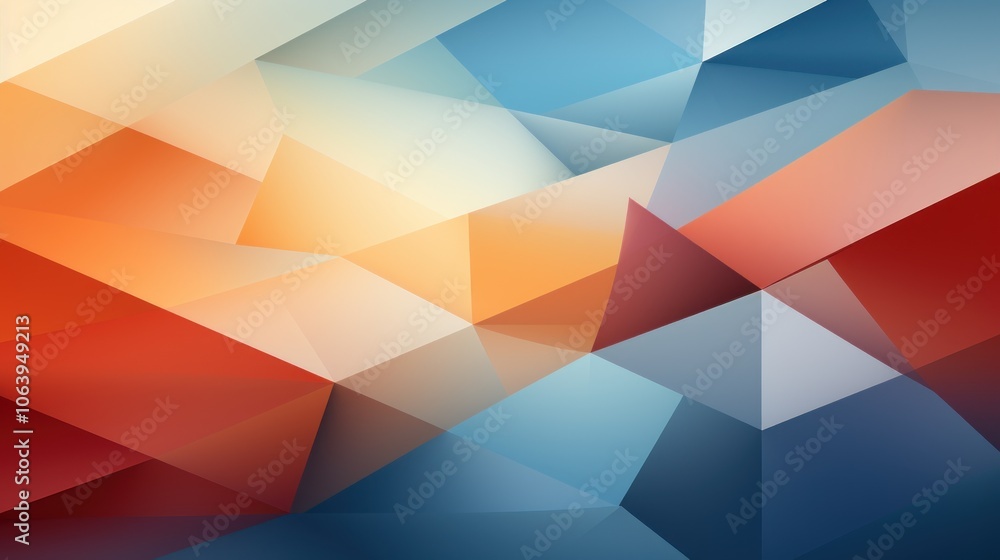 A vibrant abstract geometric pattern featuring warm and cool tones. A vibrant abstract geometric pattern featuring warm and cool tones.