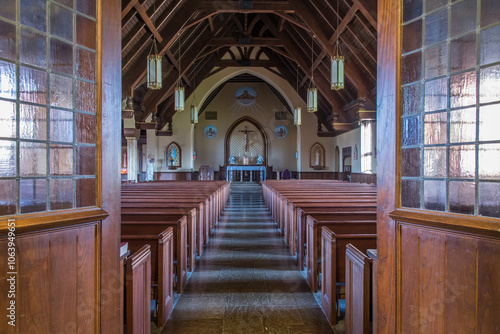 Wallpaper Mural views of the church pews cincinnati ohio Torontodigital.ca