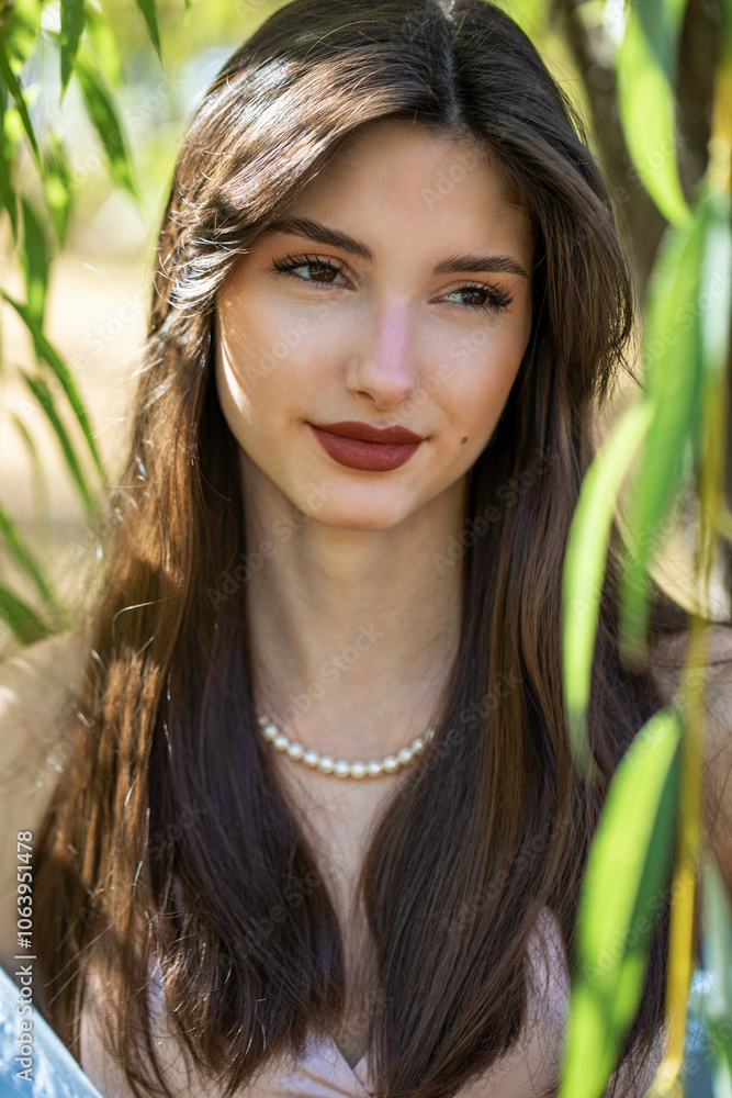 Portrait of a young beautiful girl Portrait of a young beautiful girl