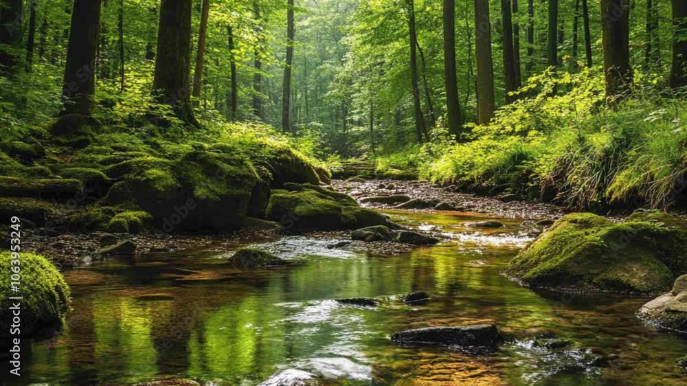 river in the forest river in the forest