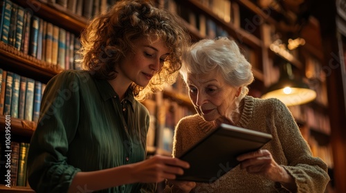 The Woman with the Tablet