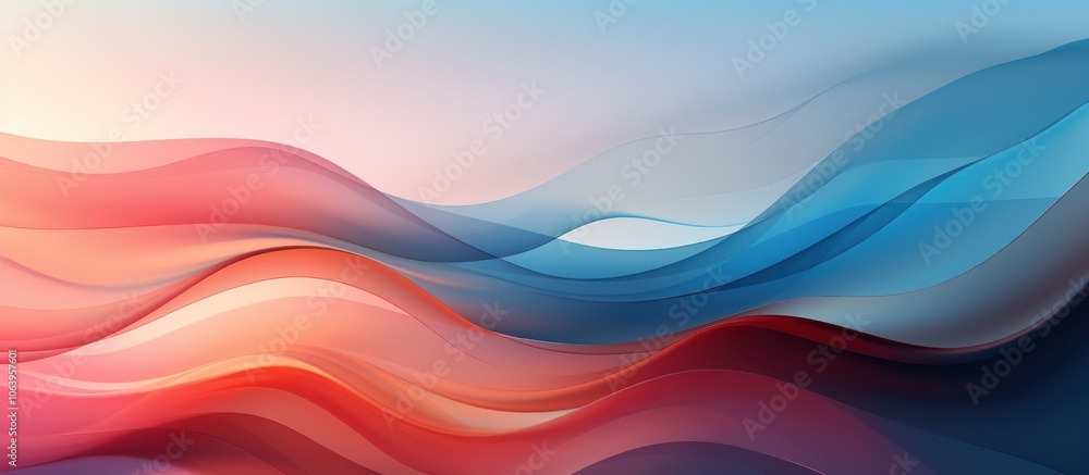 Abstract waves in soft colors create a serene, flowing visual experience. Abstract waves in soft colors create a serene, flowing visual experience.