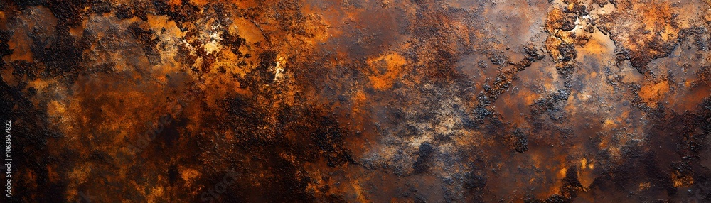 Abstract Rusty Metal Surface with Oxidized Texture Abstract Rusty Metal Surface with Oxidized Texture