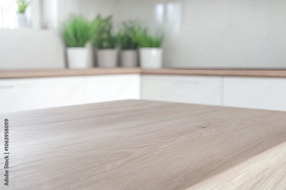 Minimalist Wooden Countertop in Modern Kitchen Setting for Design Minimalist Wooden Countertop in Modern Kitchen Setting for Design