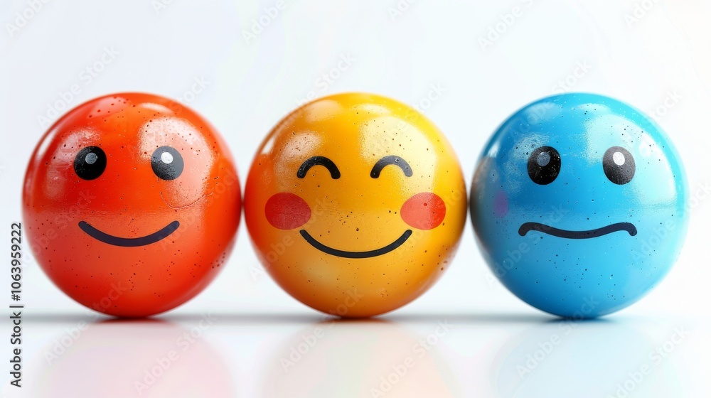 set of smiley icons on a white background set of smiley icons on a white background
