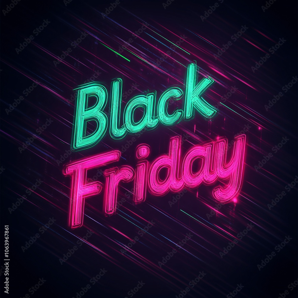 Obraz premium ''Black Friday'' text banner
